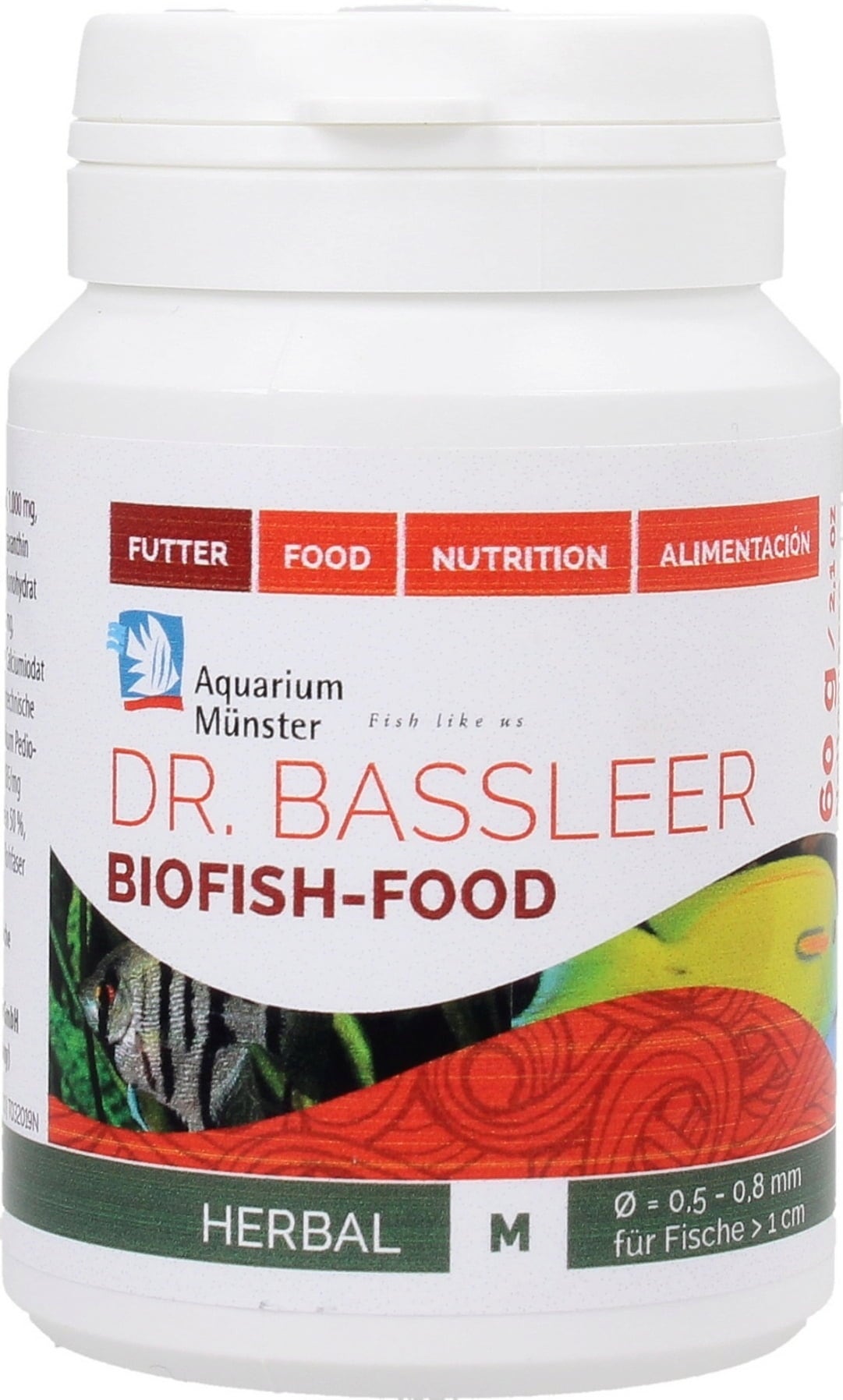 Dr. Bassleer Biofish Food HERBAL M 60 g