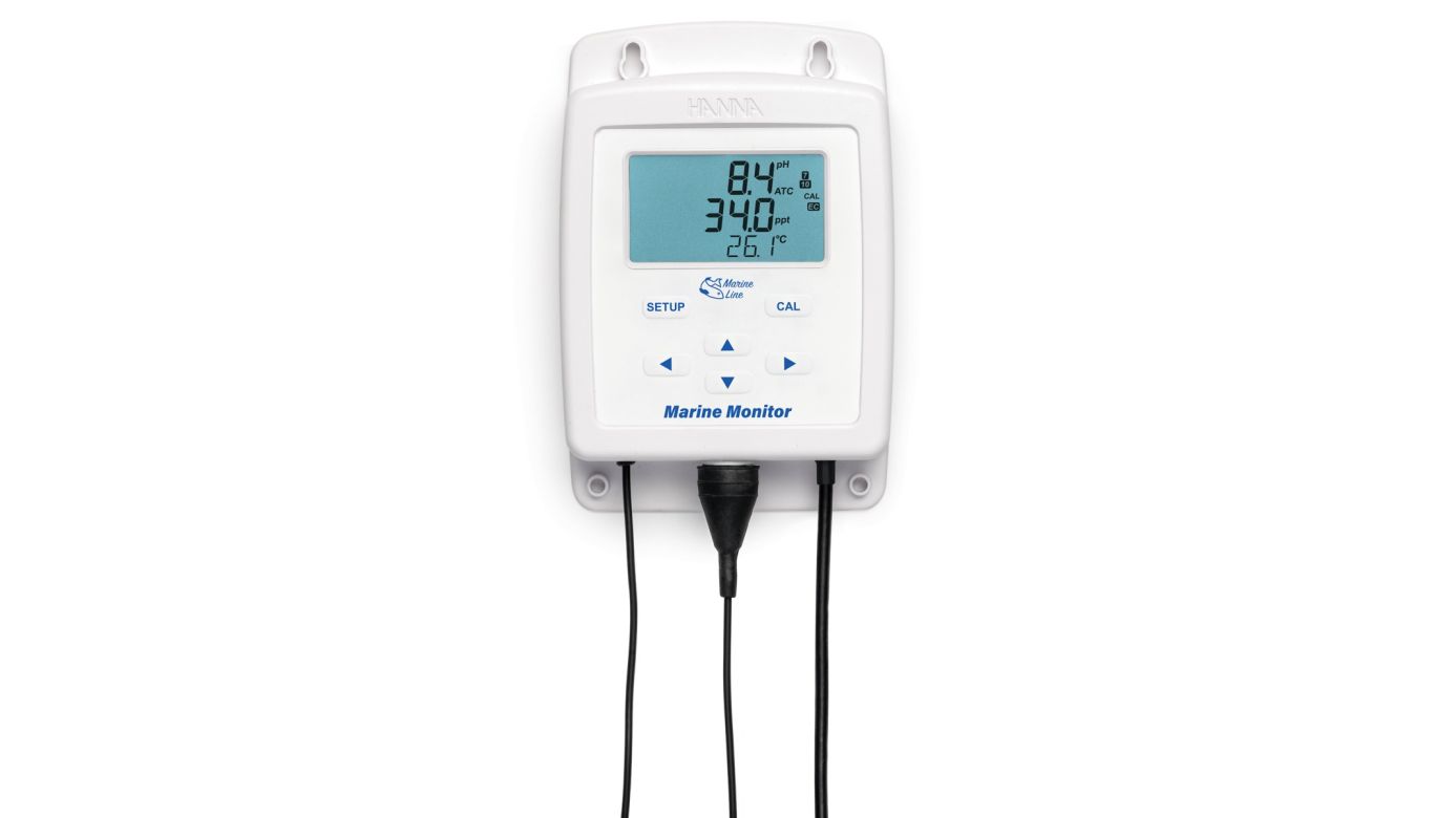 Hanna HI981520 Monitor für Meerwasseraquarien pH, Salinität, Temperatur