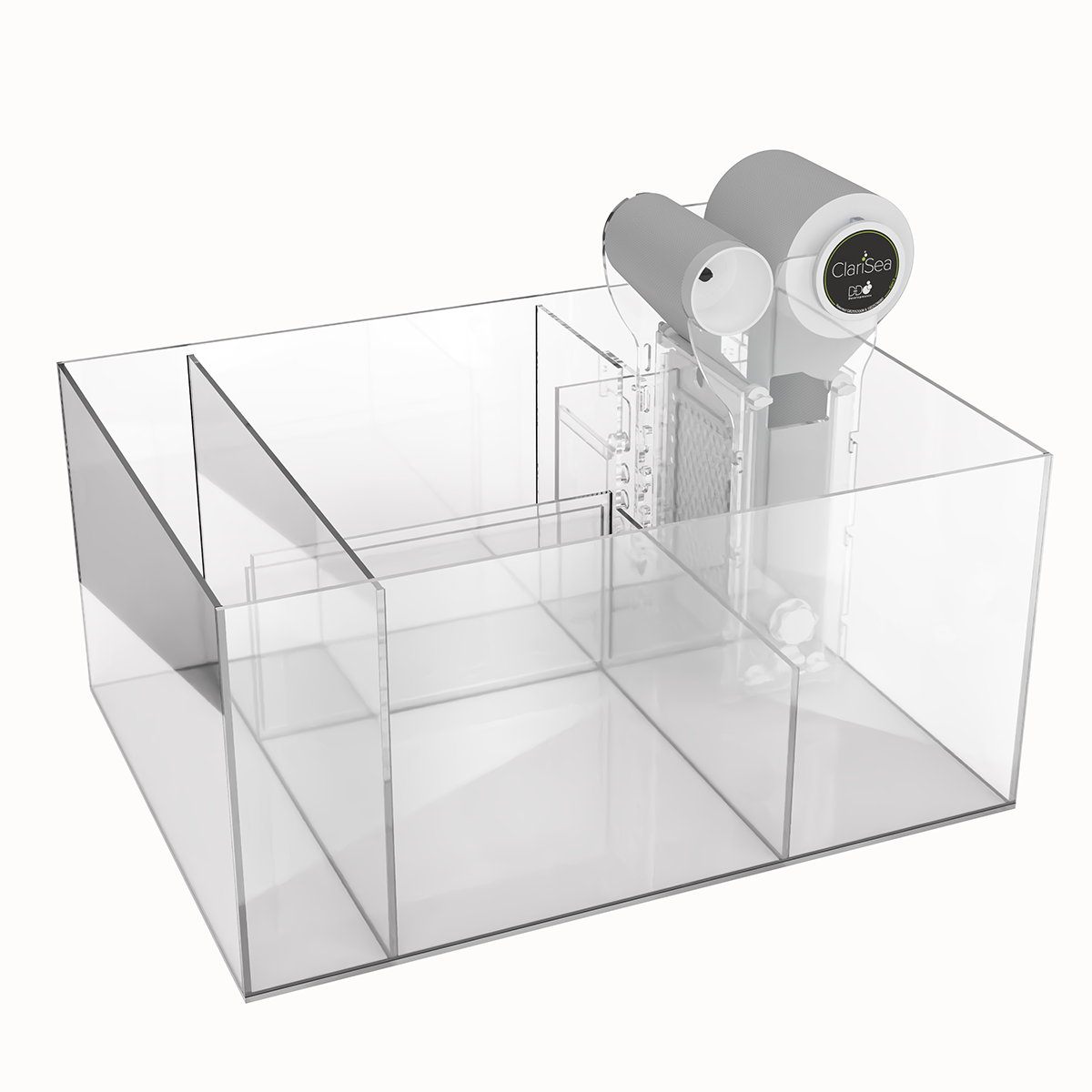 *NEU* D-D Aqua-Pro Reef Peninsula 1500 Metal Frame Anthracite Matt 150x75x56cm Aquariumsystem