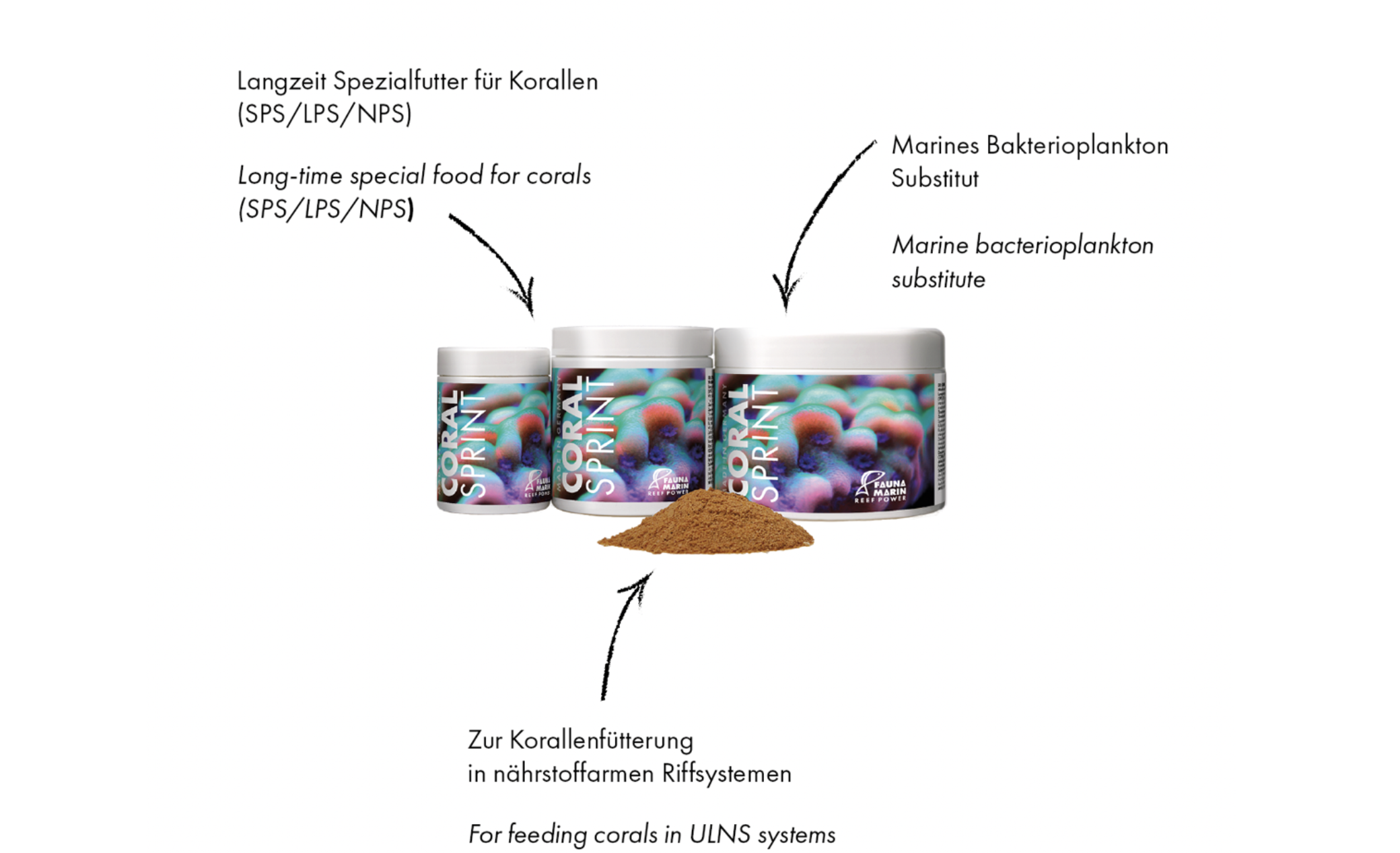 Fauna Marin Coral Sprint Spezialfutter für Korallen 175 g