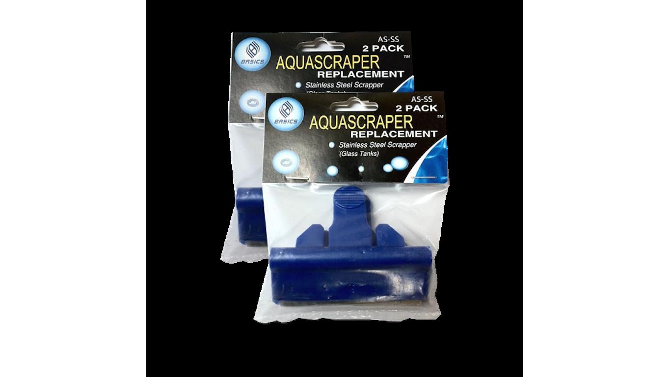 D-D Aquascraper 2x Edelstahl- Ersatzklingen