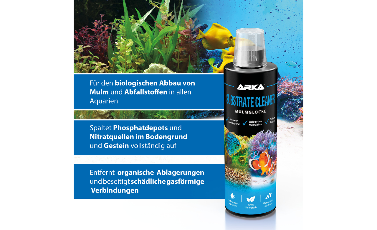 ARKA Substrate Cleaner Mulm- & Schmutzentferner 236 ml