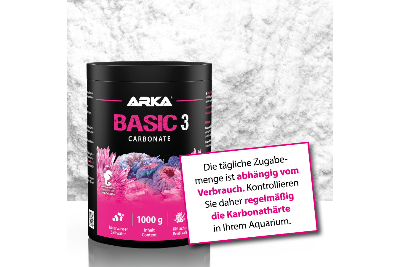 ARKA Basic 3 Carbonate KH Grundversorgung 1000 g