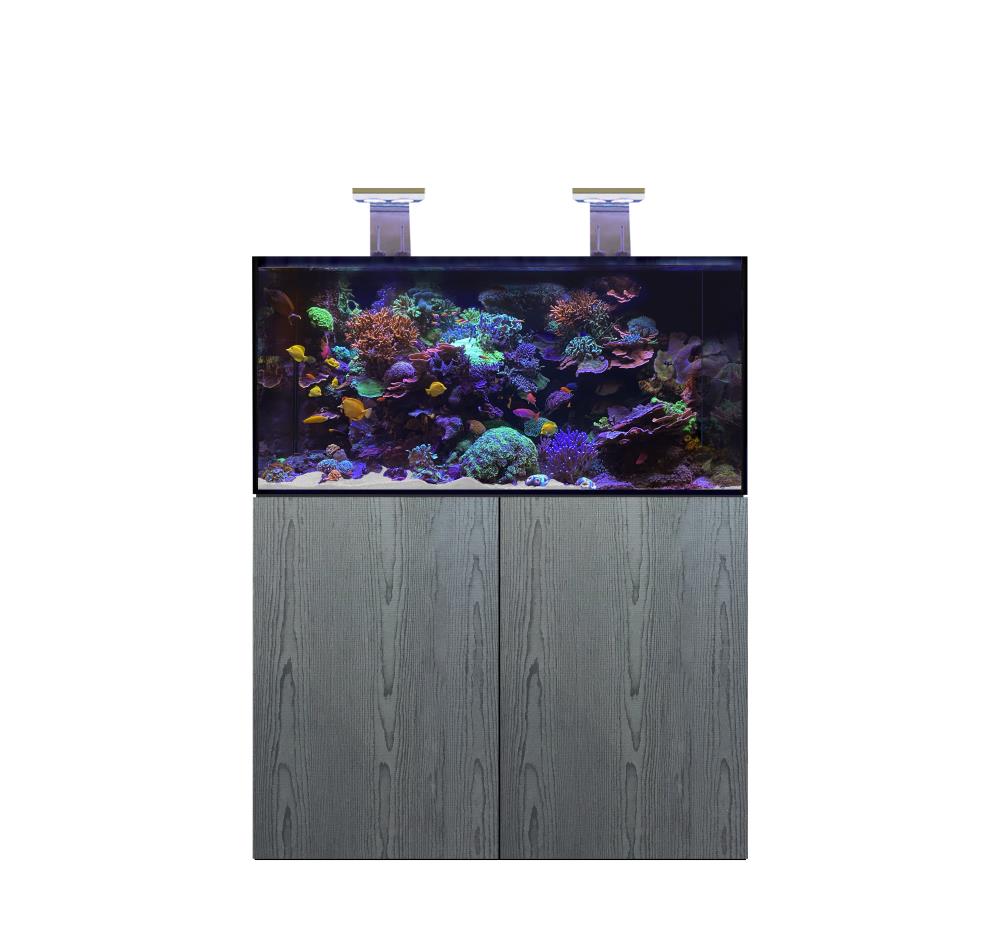 D-D AQUA-Pro Reef 1200 Holzschrank Carbon Oak Aquariumsystem 120x60x56cm