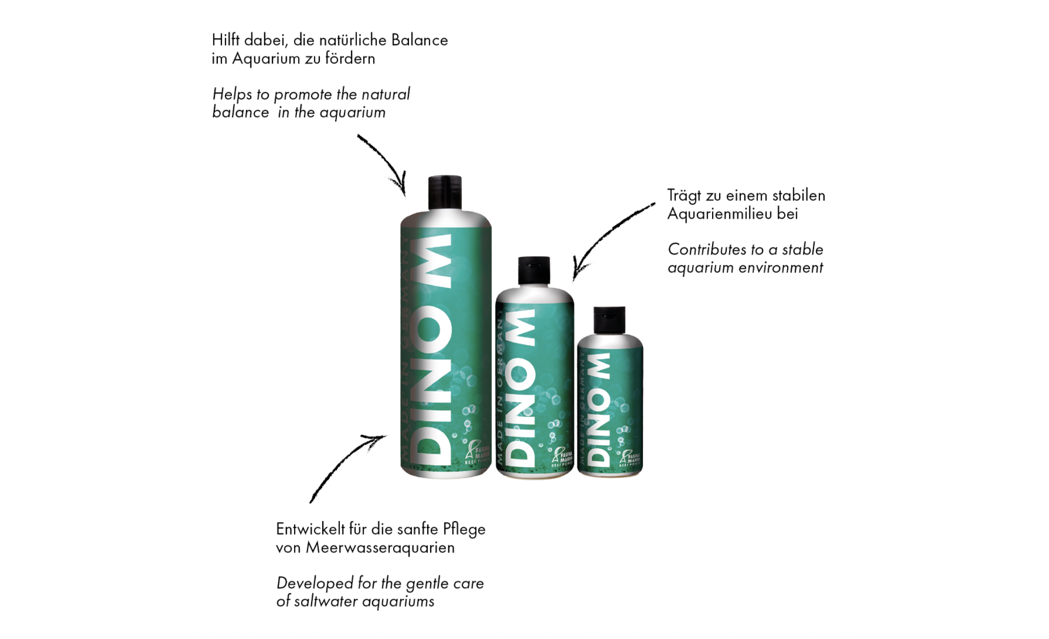 *NEU* Fauna Marin DINO M Flüssige Pflegeformel 500 ml