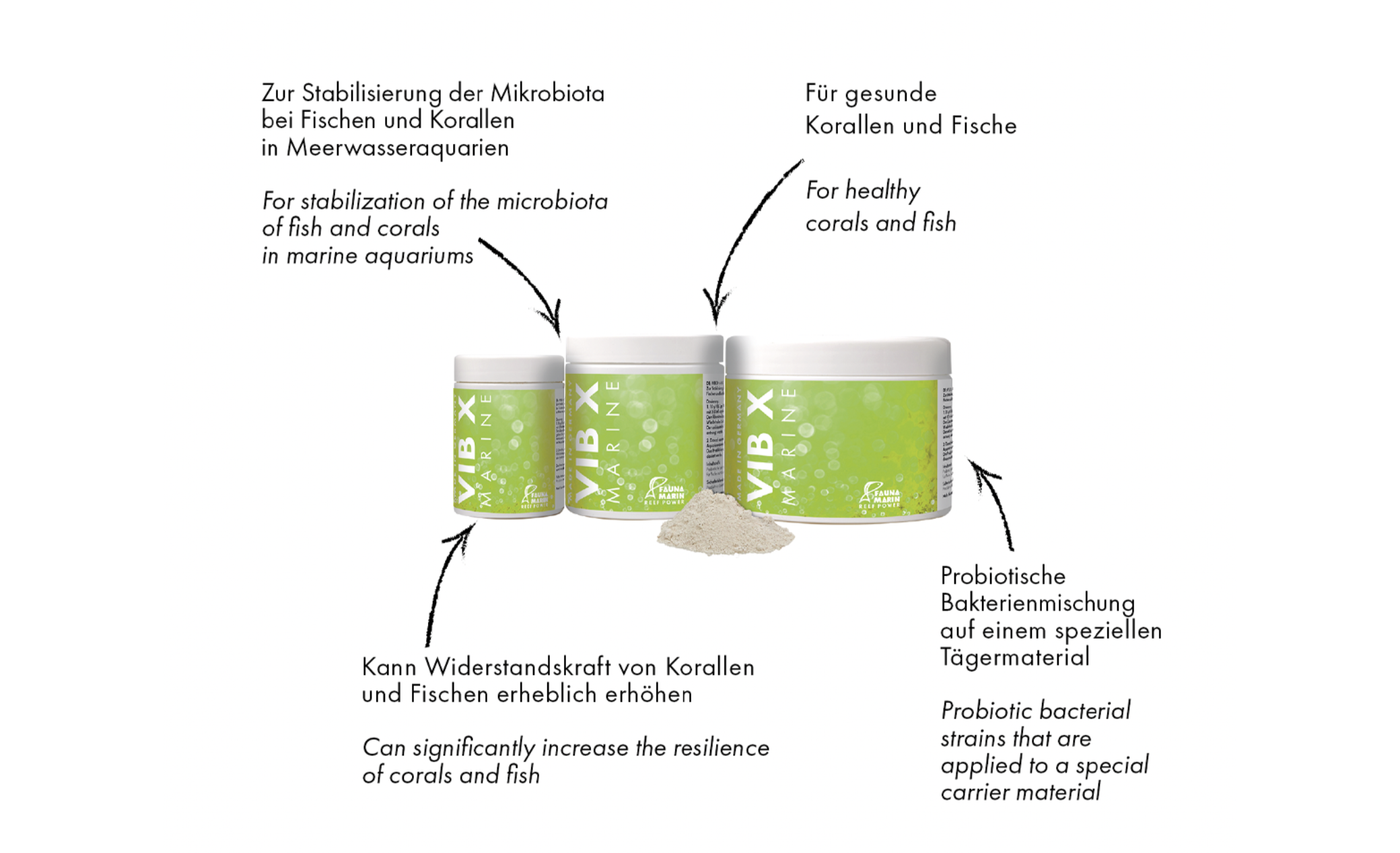 Fauna Marin VIB X Marine zur Stabilisierung der Mikrobiota 350 g