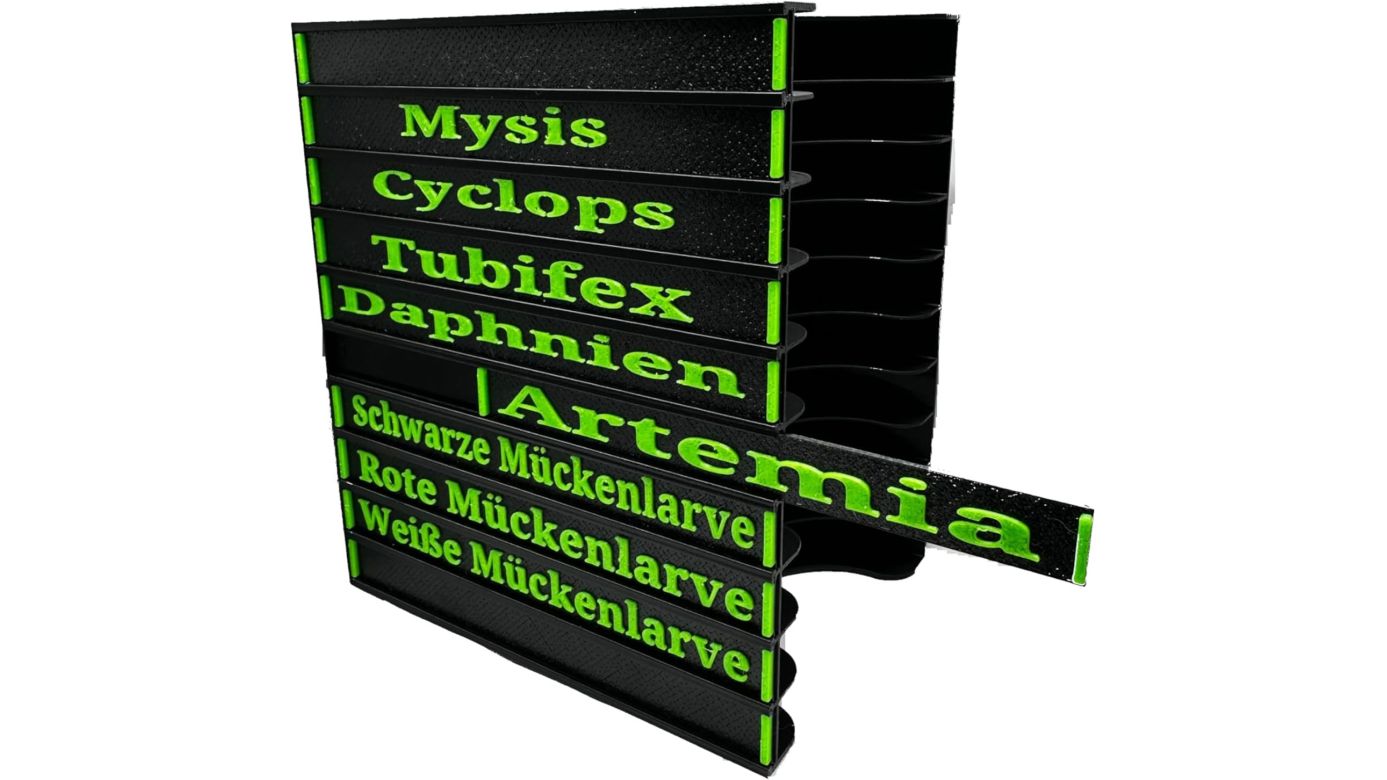 Frostfutterbox Organizer 10-fach inkl. Beschriftung