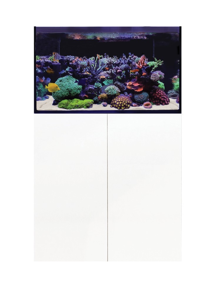 D-D AQUA-Pro Reef 900 White Gloss 90x50x56cm Aquariumsystem mit Holzschrank