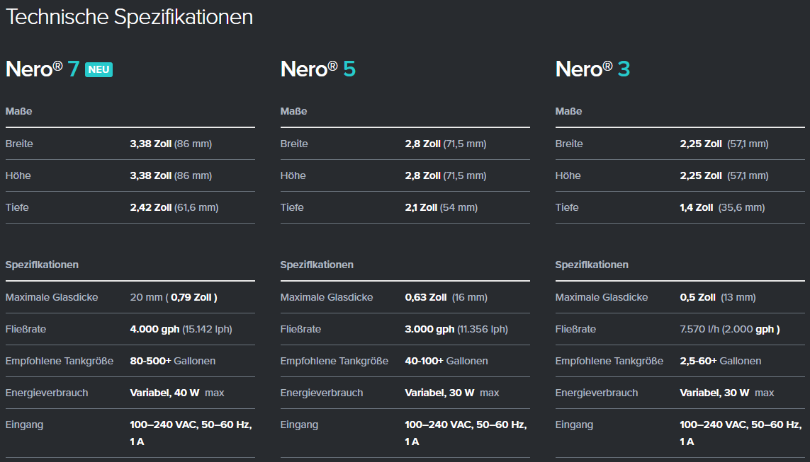 AI Nero 5 Strömungspumpe (max. 11350 l/h) AI Nero 5 Strömungspumpe (max. 11350 l/h)