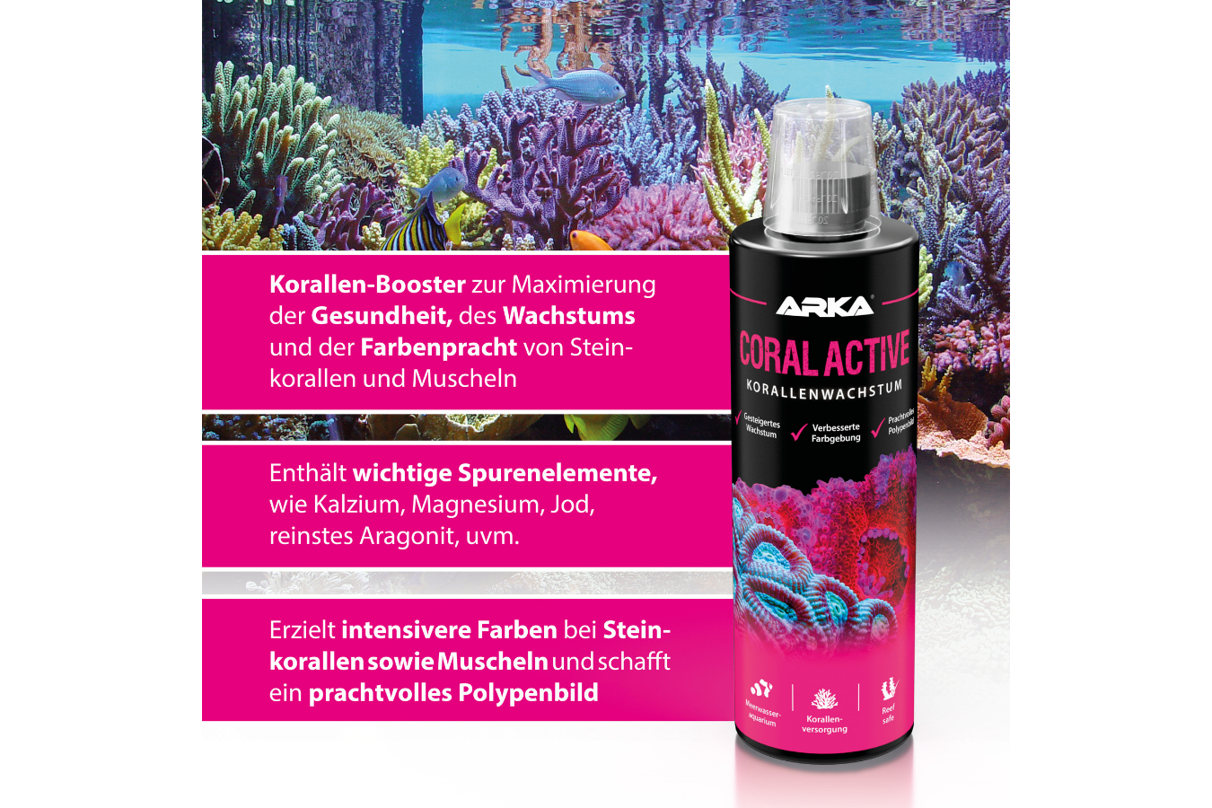 ARKA Coral Active Korallenwachstum & Farbenpracht 473 ml