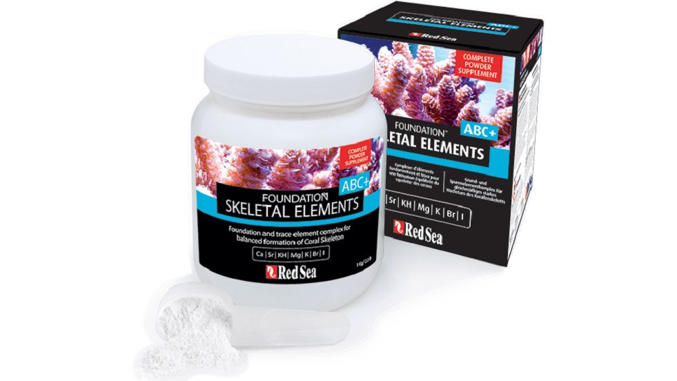Red Sea Foundation Skeletal Elements Complete (Ca/Sr/KH/Mg/K/Br/I) 1kg (R22007)