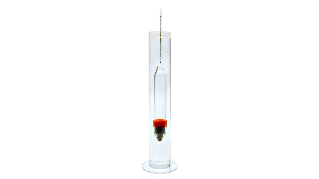 Grotech Präzision-Aräometer 350mm + Messzylinder