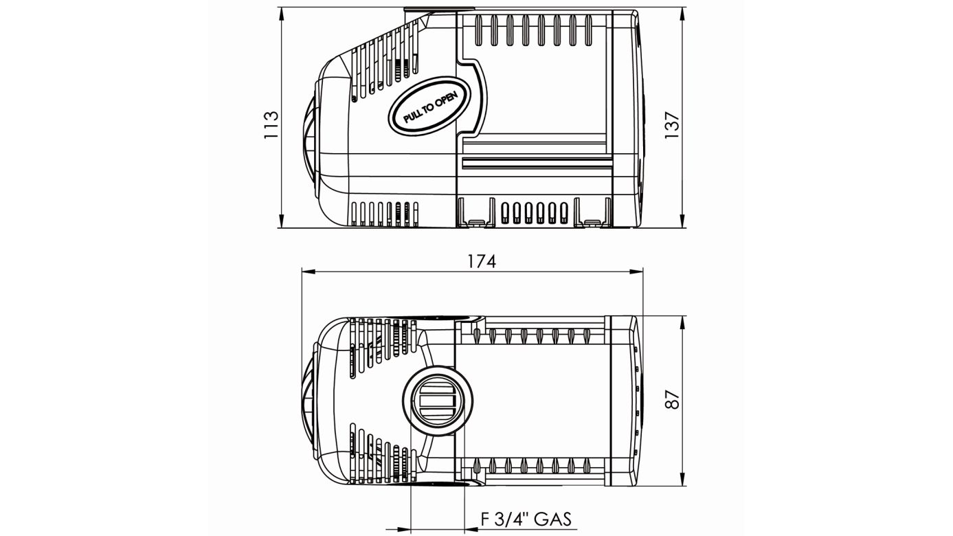 Tunze Rückförderpumpe Silence 2500-5000 l/h (1073.060)
