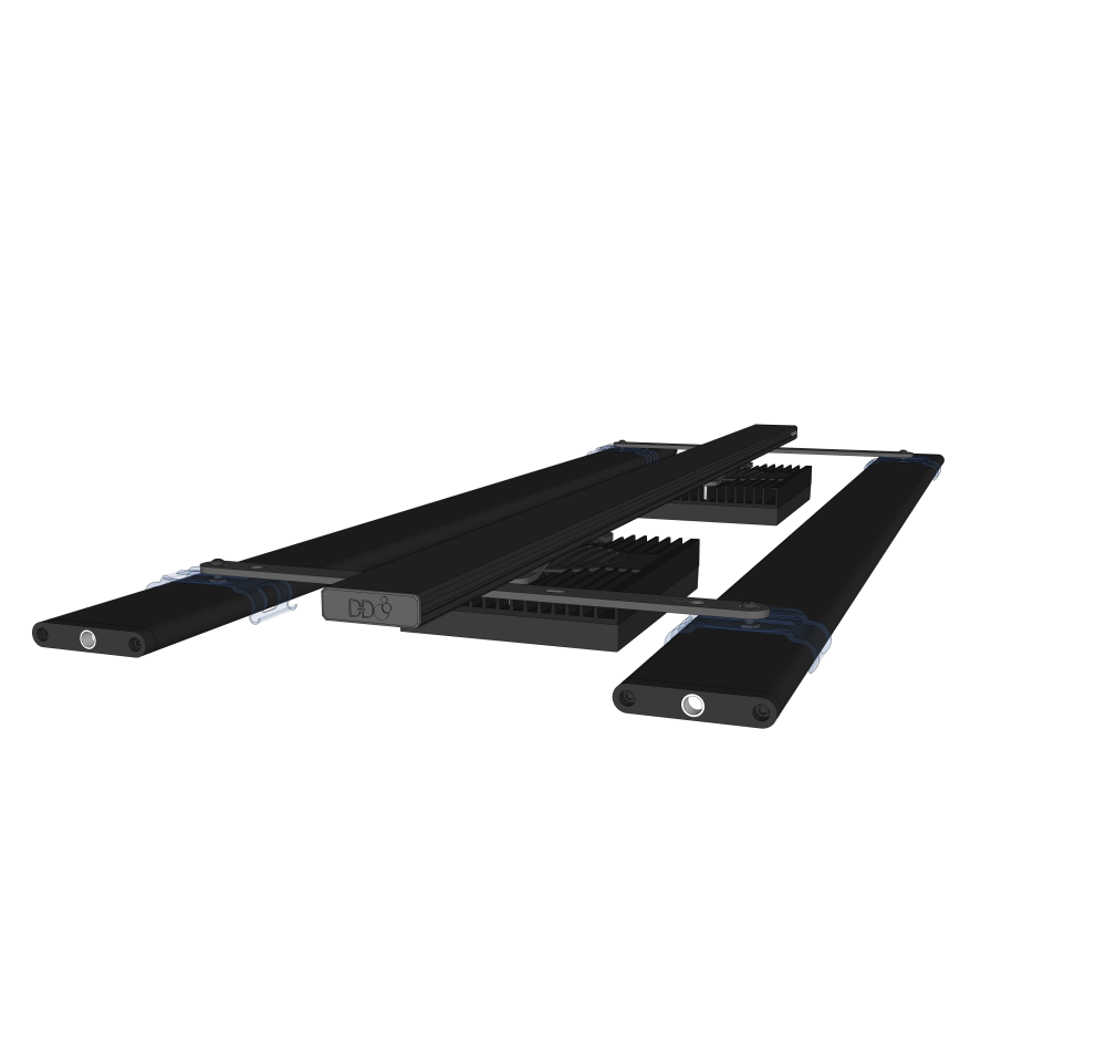 *NEU* D-D OTM Arm-Set Flat für AI Blade/Hydra (330 mm/4 Blades)