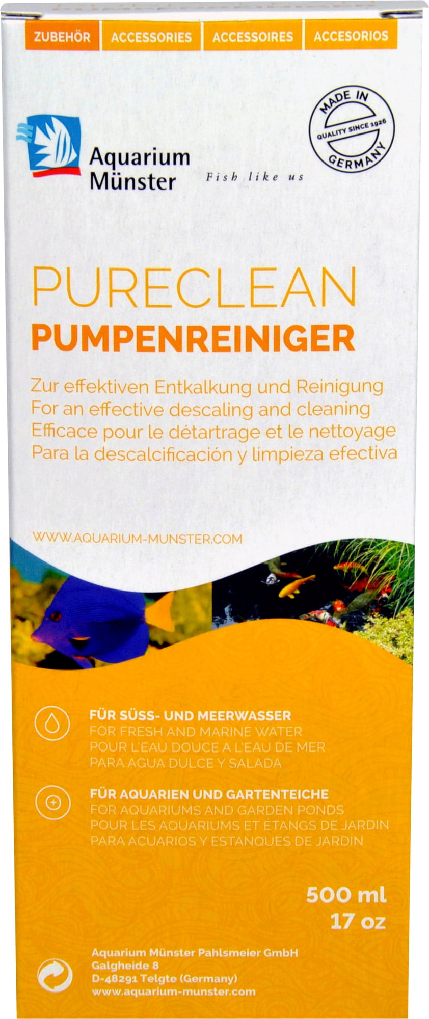 Aquarium Münster Pureclean Pumpenreiniger 500 ml