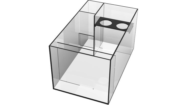 *NEU* Giesemann CHROMA 500 Marine 160x60x55cm CHROMA Dekor Holz - Jetblack matt