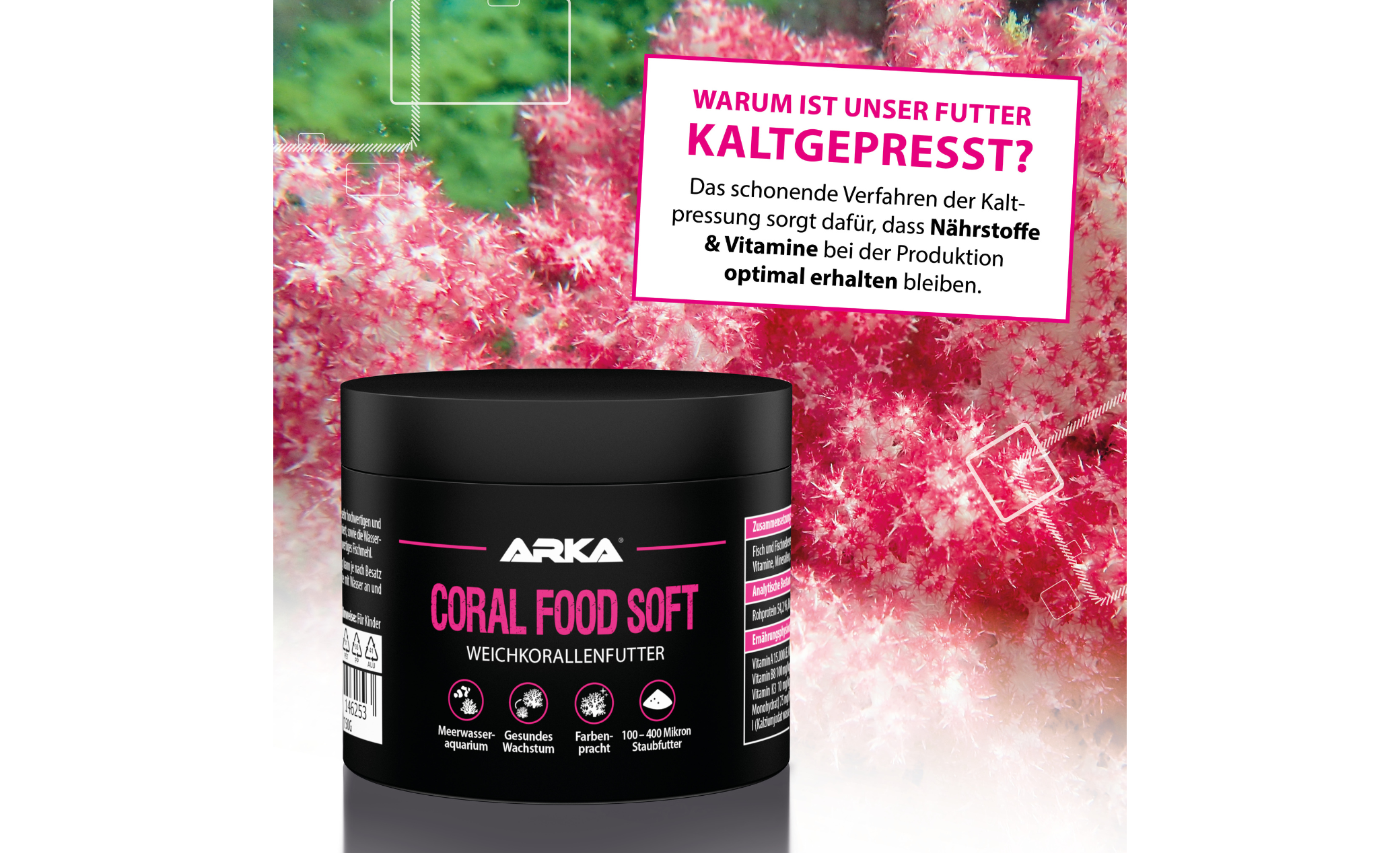 ARKA Coral Food Soft Weichkorallenfutter 150 ml (50 g)