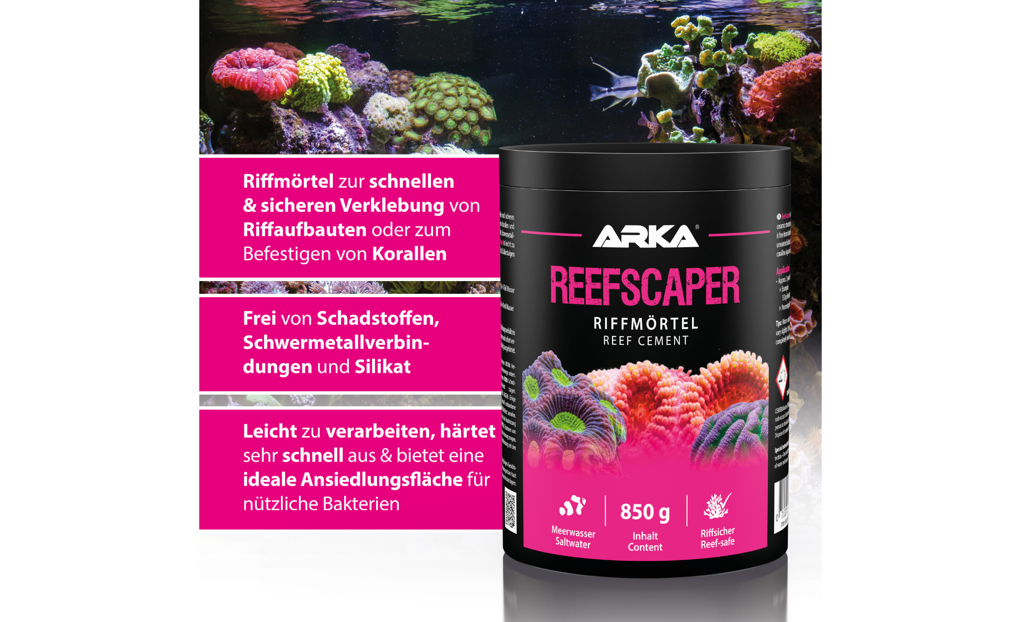 ARKA Reefscaper Riffkleber Korallenkleber 500 g