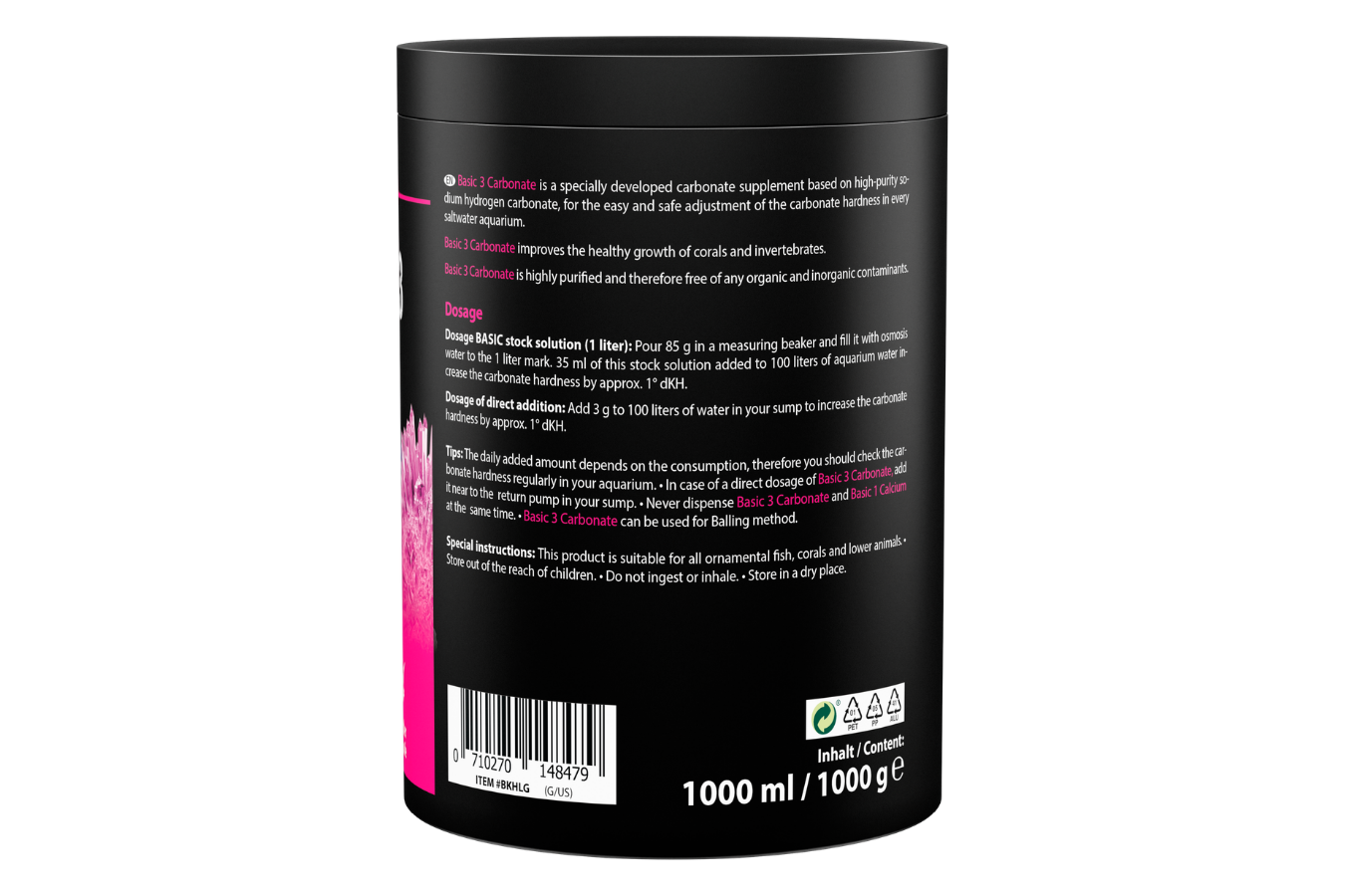 ARKA Basic 3 Carbonate KH Grundversorgung 1000 g