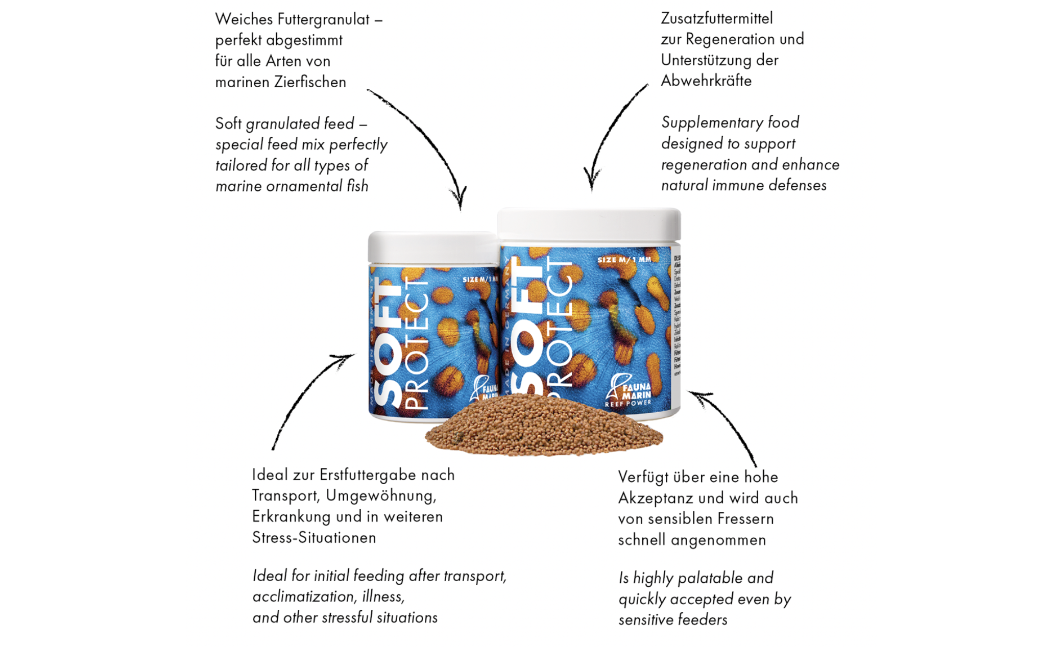 Fauna Marin Soft Protect M Zusatzfutter 65 g