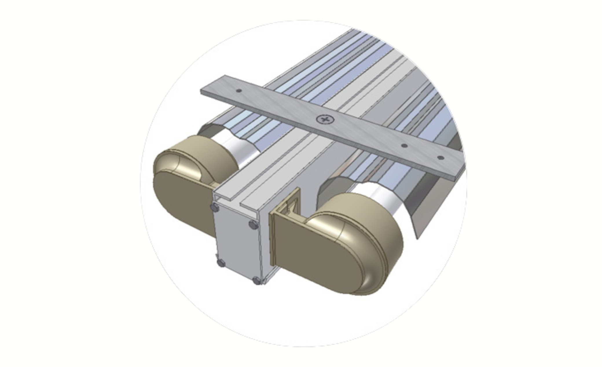 Giesemann RAZOR 2x 24 W T5 inkl. Reflektoren 60 cm