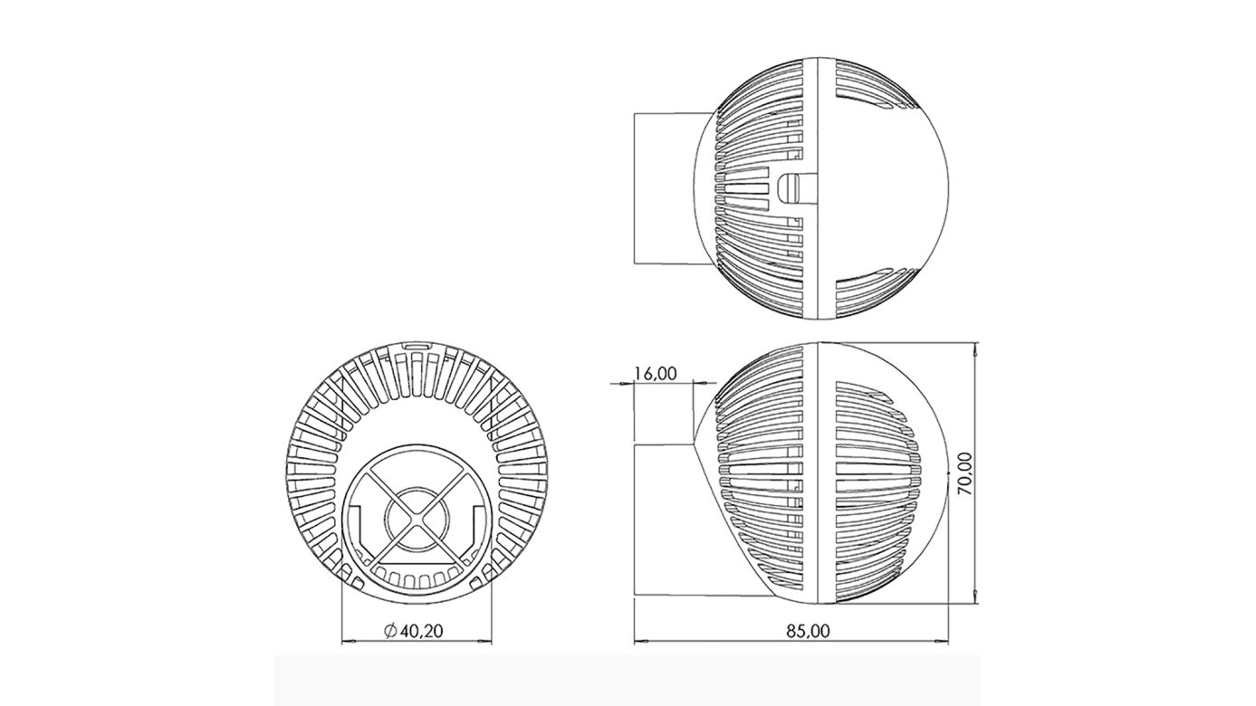 Tunze Turbelle Nanostream 6025 Strömungspumpe (max. 2800 l/h) (6025.000)