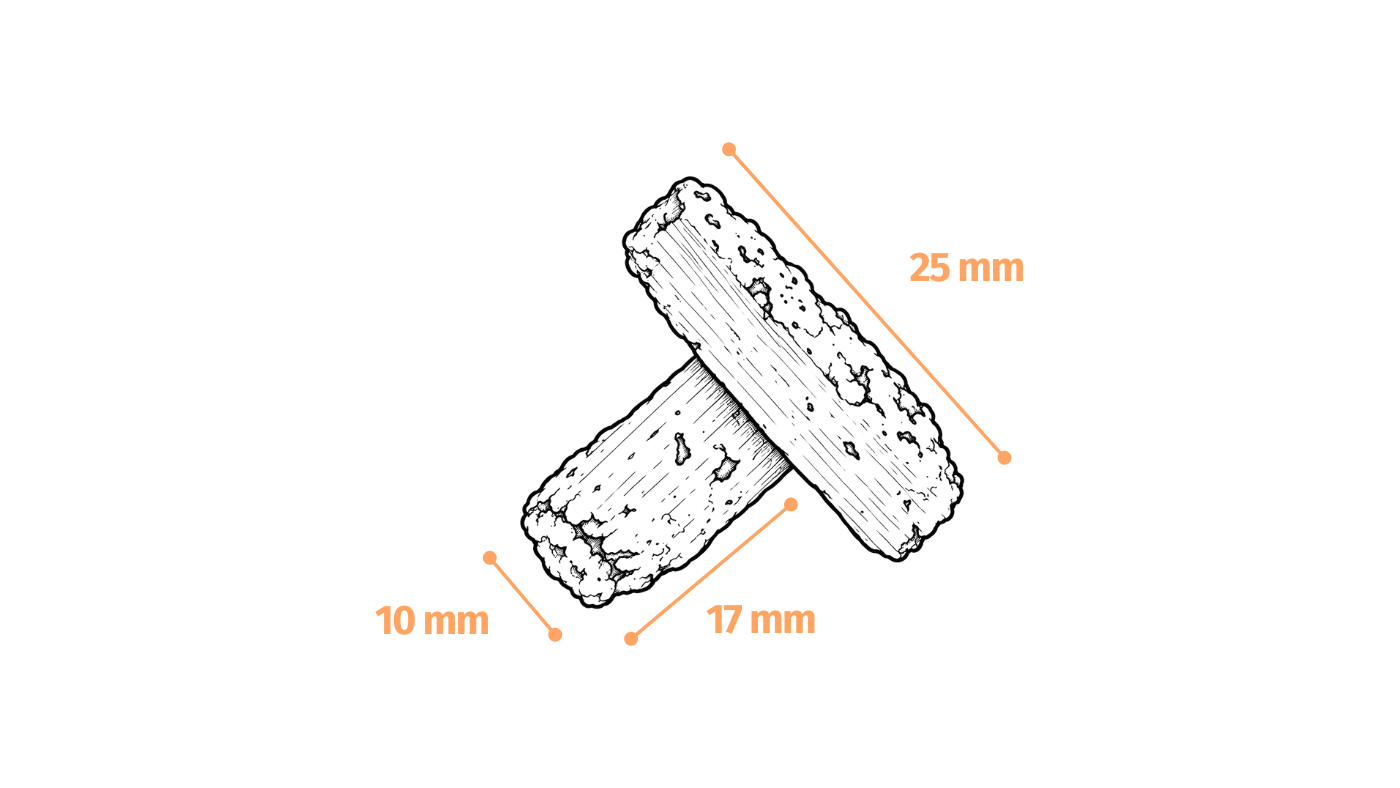 PlanktonPlus Riffkeramik Plugs Small – Ablegersteine für Korallen (6 St)
