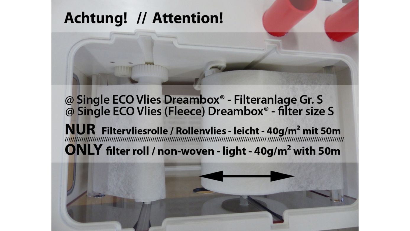 Royal Exclusiv Filterrolle STEP+ECO+COMPACT Vlies Dreambox leicht 40g/m² (1 St.)