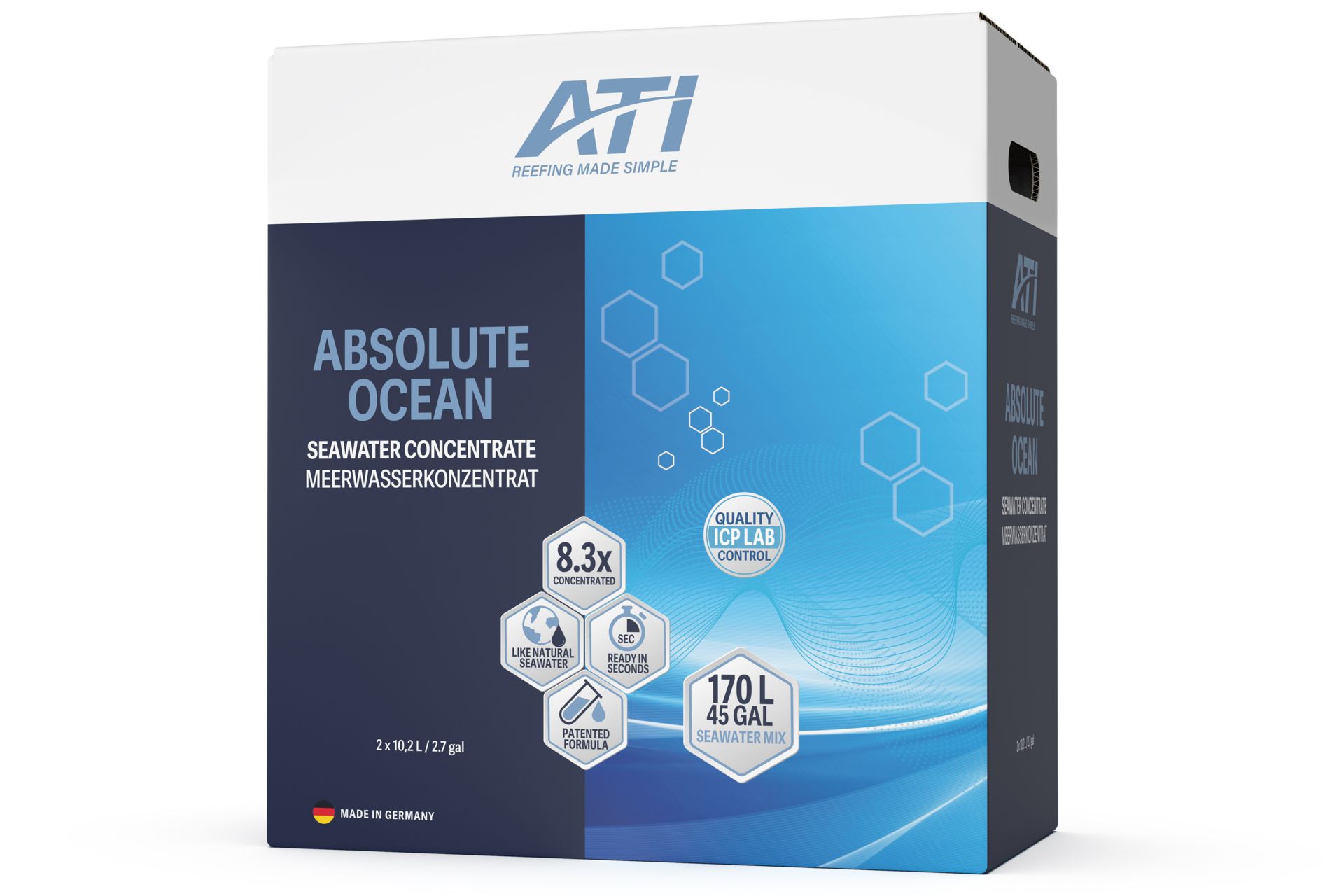 ATI Absolute Ocean 2x 10,2 Liter Meerwasserkonzentrat (für 170L)