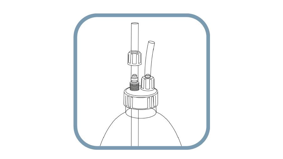 Fauna Marin DIY Doser Dosieradapter für den direkten Anschluss von Dosierpumpenschläuchen an Dosierbehälter (2x)
