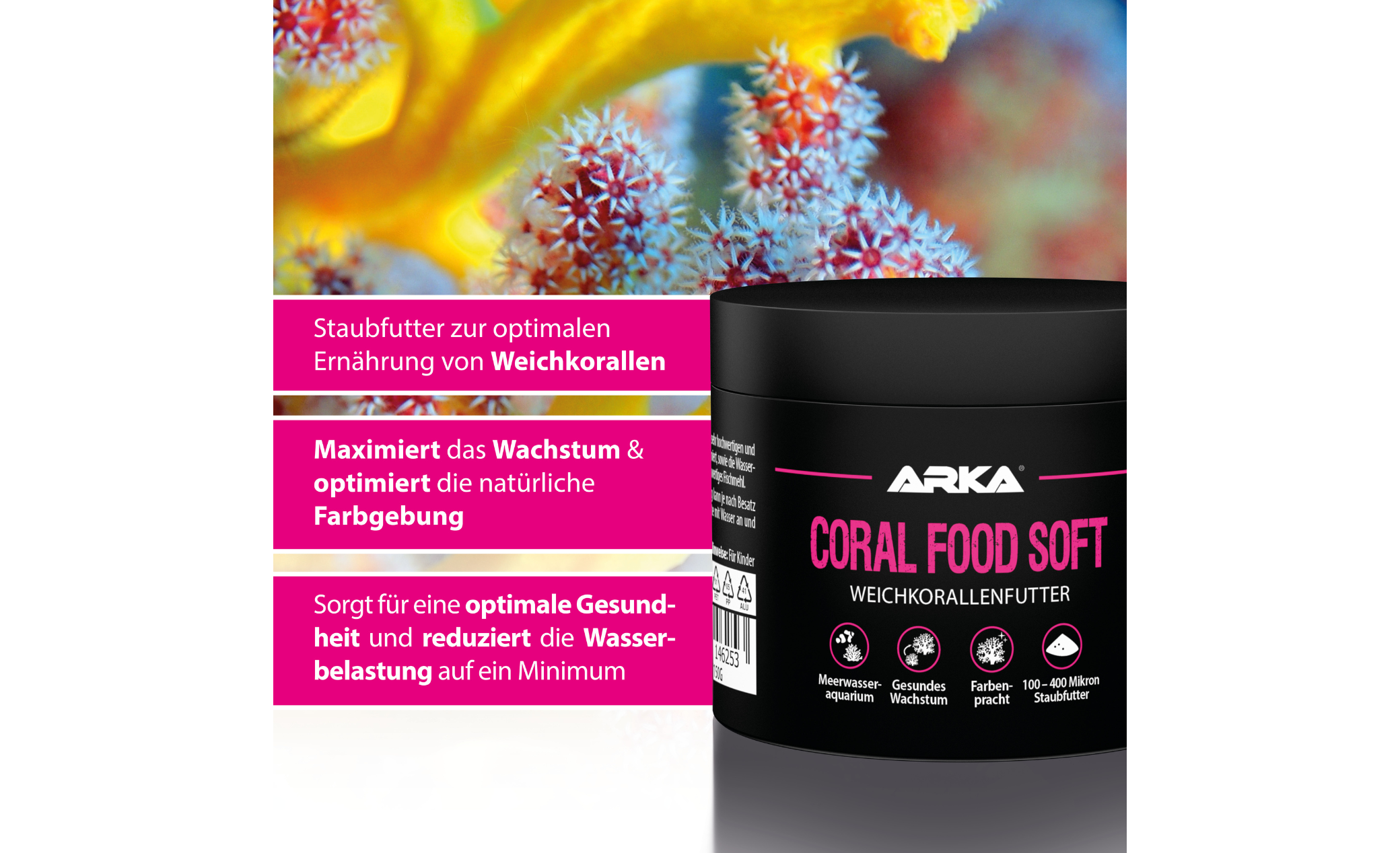 ARKA Coral Food Soft Weichkorallenfutter 150 ml (50 g)