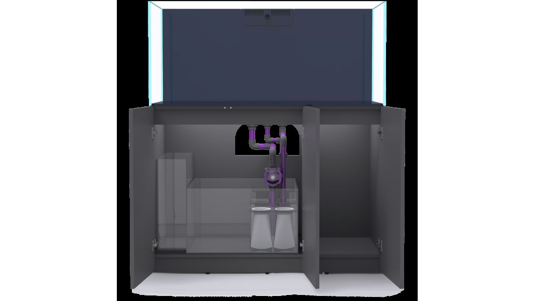 Nyos Opus G2 440 Slim-Line grey (125x55x55cm) 378 Liter