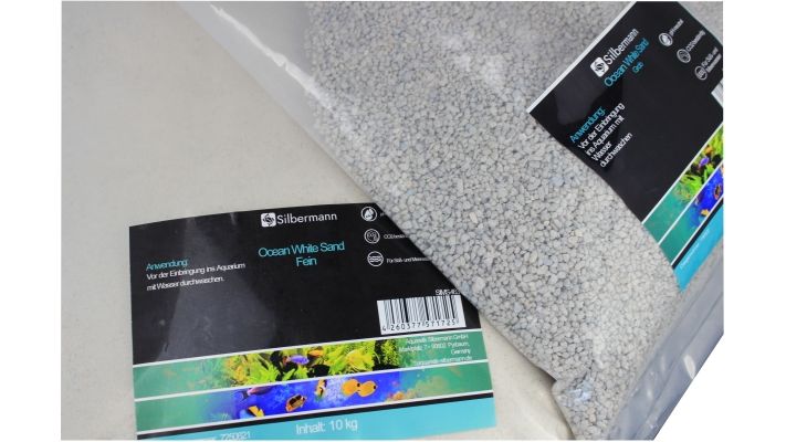 Silbermann Ocean White Sand fein (0,1-0,5mm) 15 kg