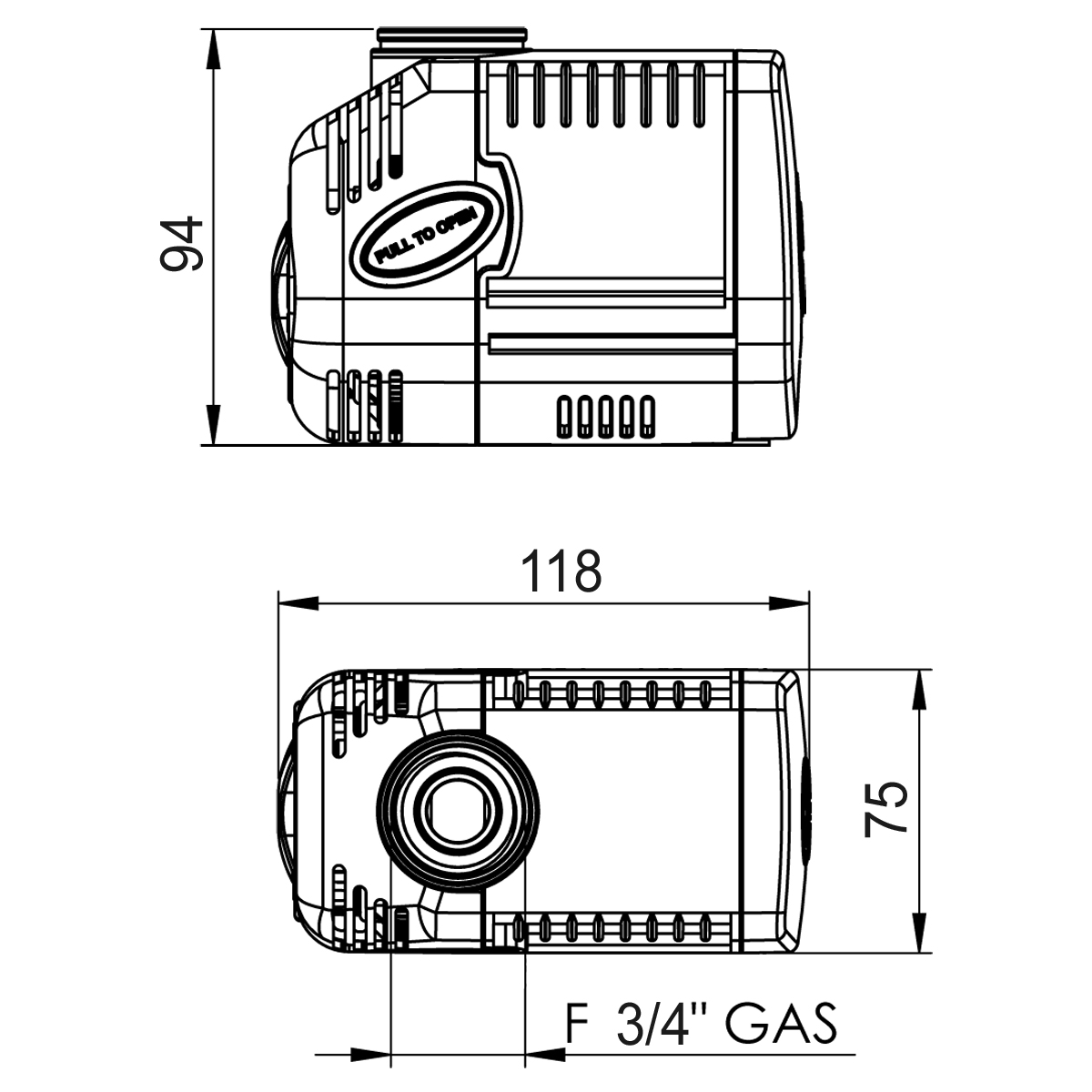 Tunze Rückförderpumpe Silence 300-3000 l/h (1073.040)