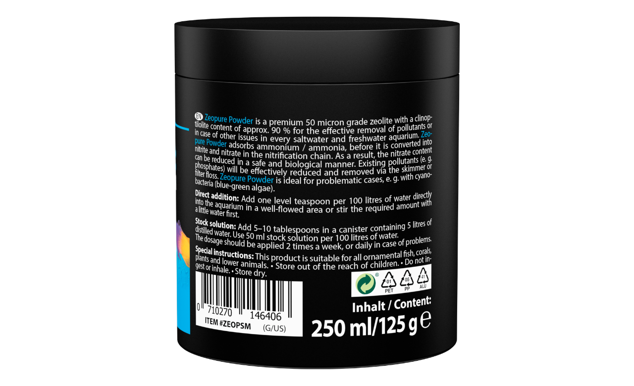 ARKA Zeopure Powder Zeolith Pulver 125 g
