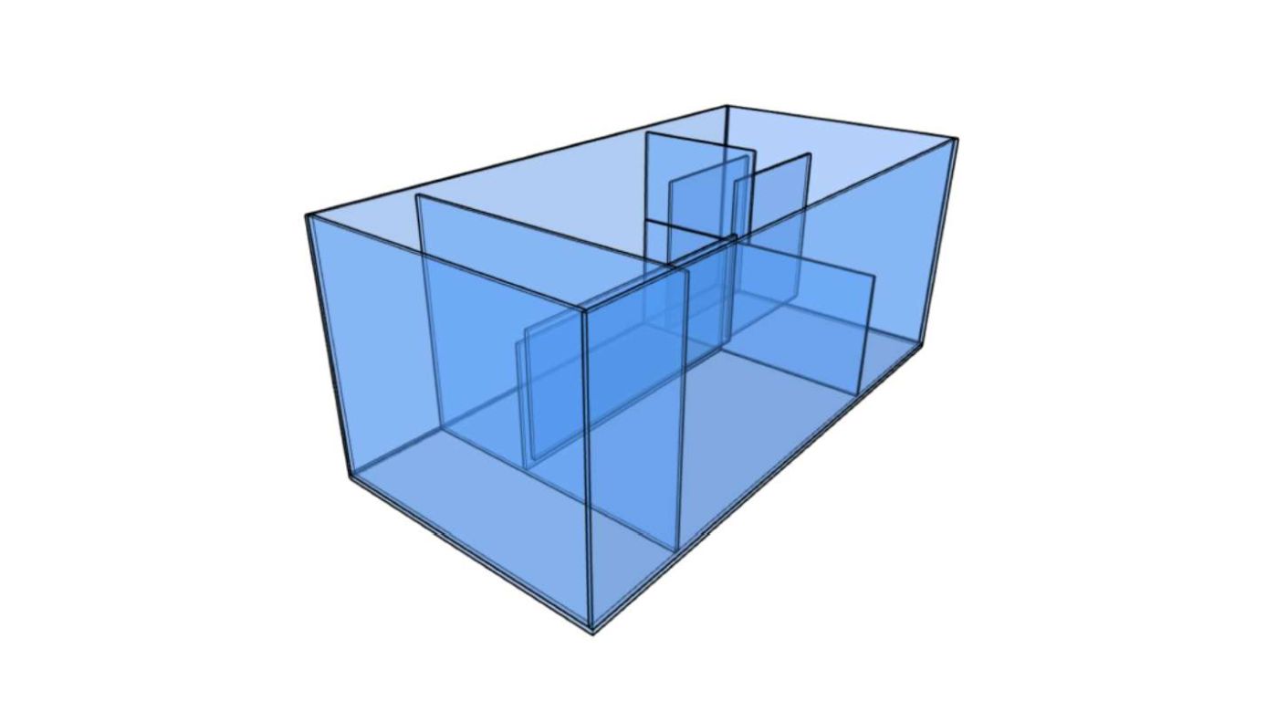 D-D Reef-Pro 1500 Driftwood Concrete Aquariumsystem 150x60x56cm