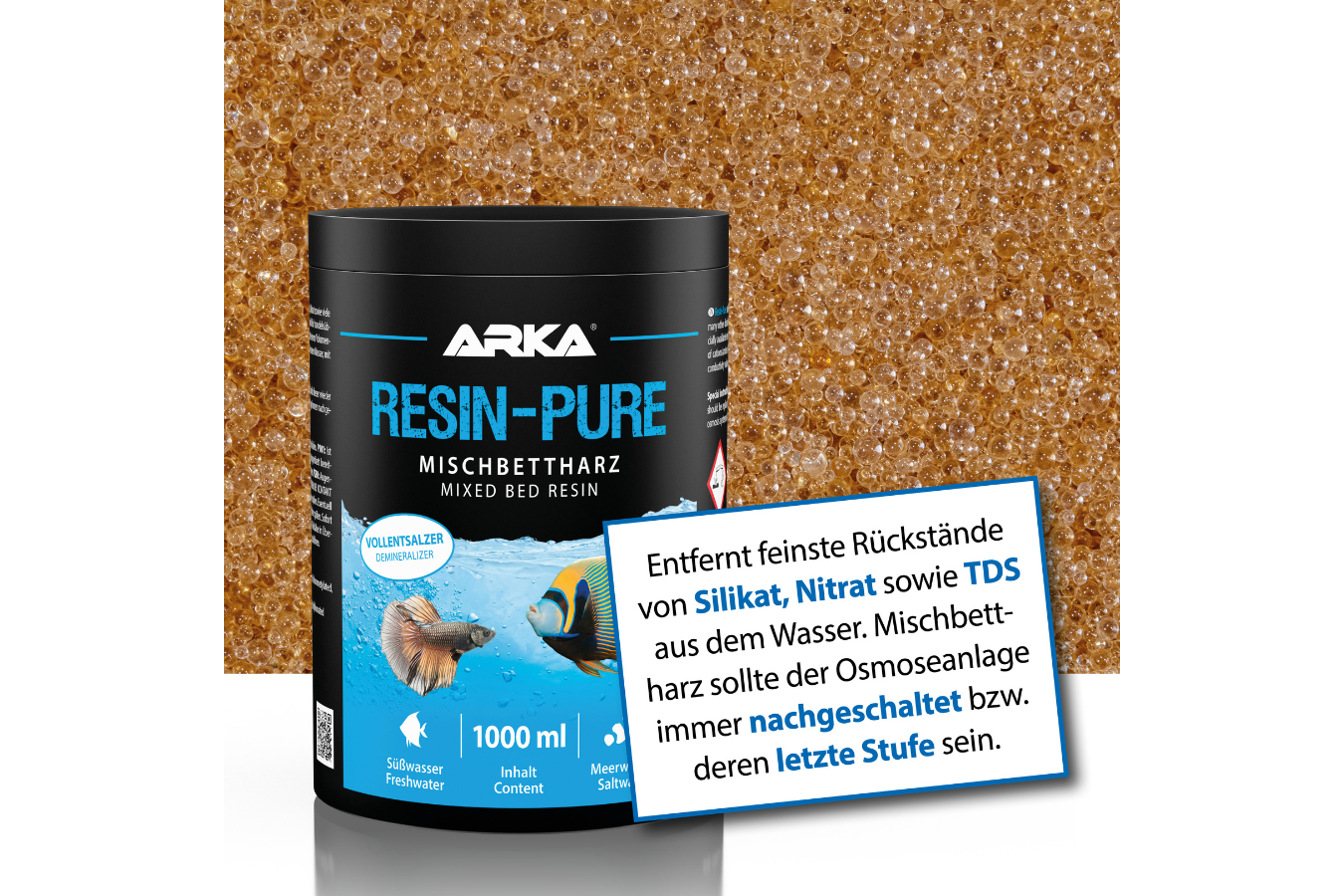 ARKA Resin Pure Mischbettharz 1 Liter