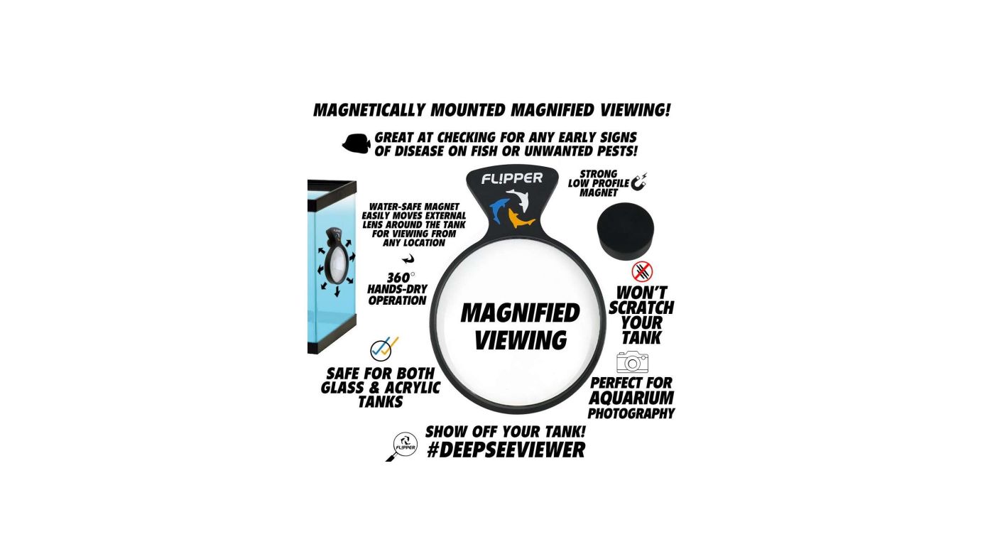 Flipper DeepSee Viewer Standard Clear Lupe (max. Glasstärke 15mm)