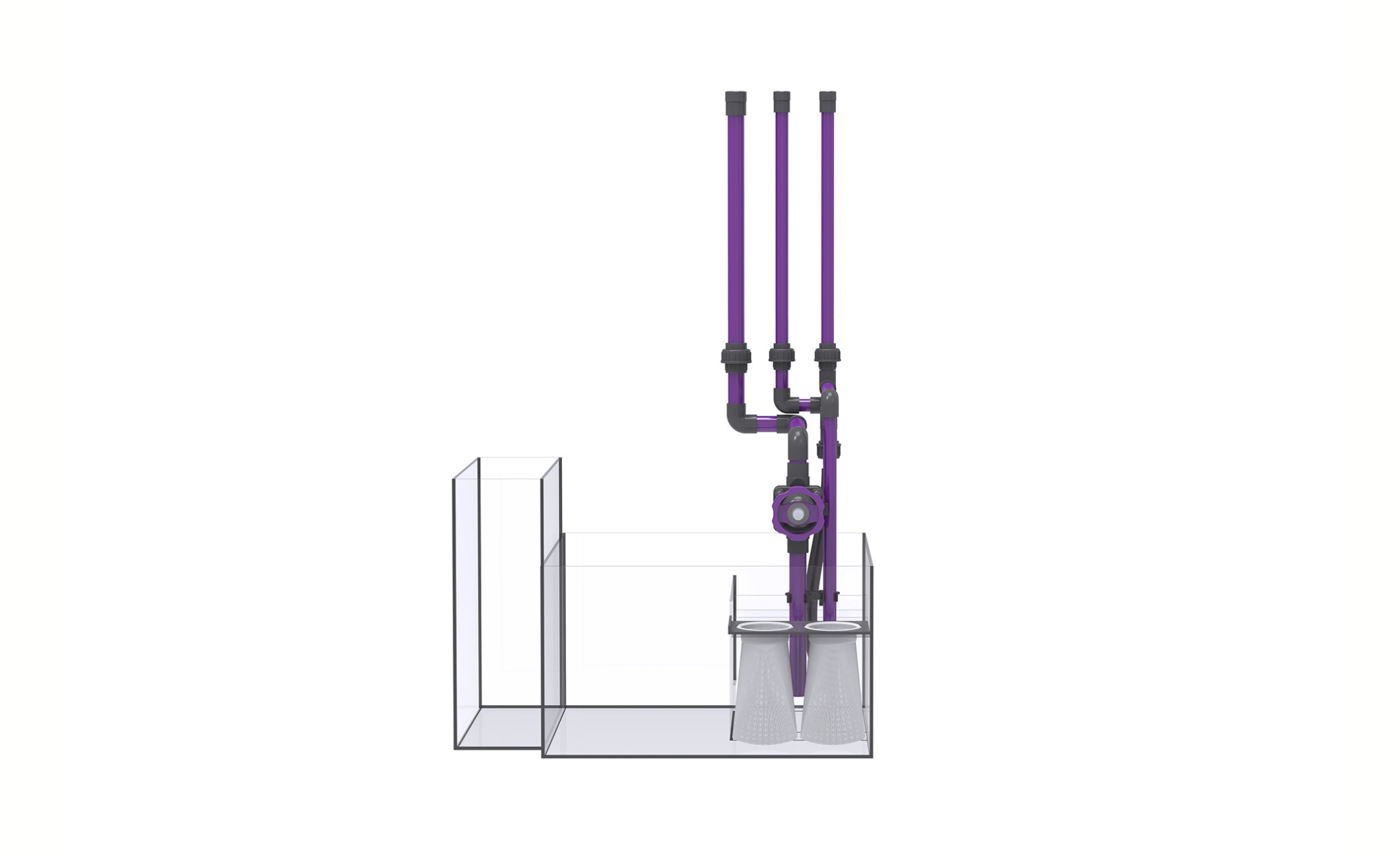 Nyos Opus G2 440 Pro-Line white (125x55x55cm) 378 Liter
