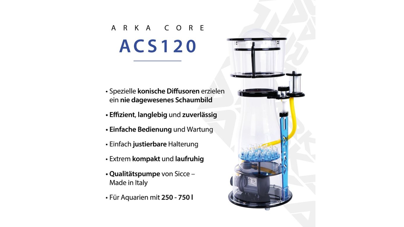 ARKA Core ACS120 Abschäumer ca. 250 - 750 Liter