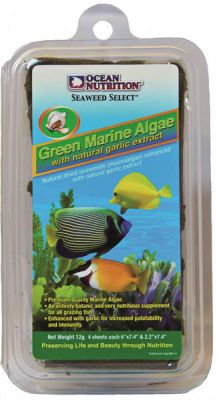 Ocean Nutrition Green Seaweed marine Algen mit Knoblauch 12 g