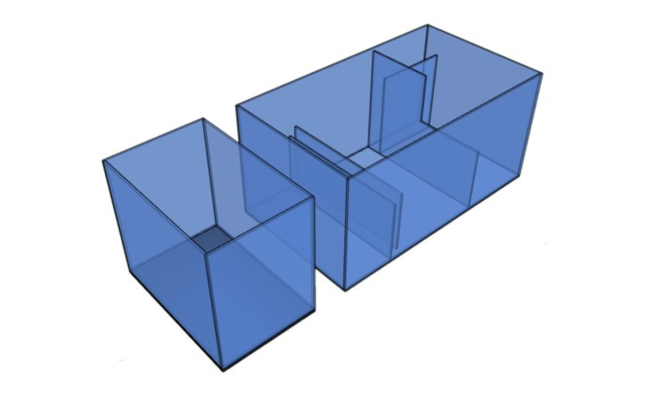 *NEU* D-D AQUA-Pro Reef 2100 Metal Frame Anthracite Gloss Aquariumsystem 210x65x68cm