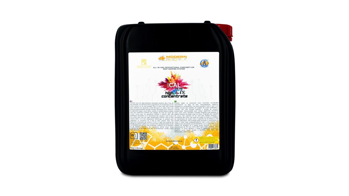 *NEU* Modern Reef All-in-one Proportional Consumption Reef-Keeping System BASE CAL 7.7x 5L