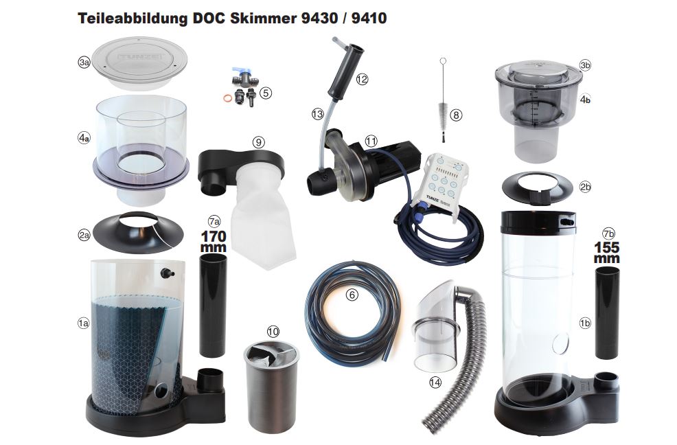 *NEU Tunze DOC Skimmer 9410 DC Abschäumer HUB Edition (bis 1300 Liter) (9410.005)