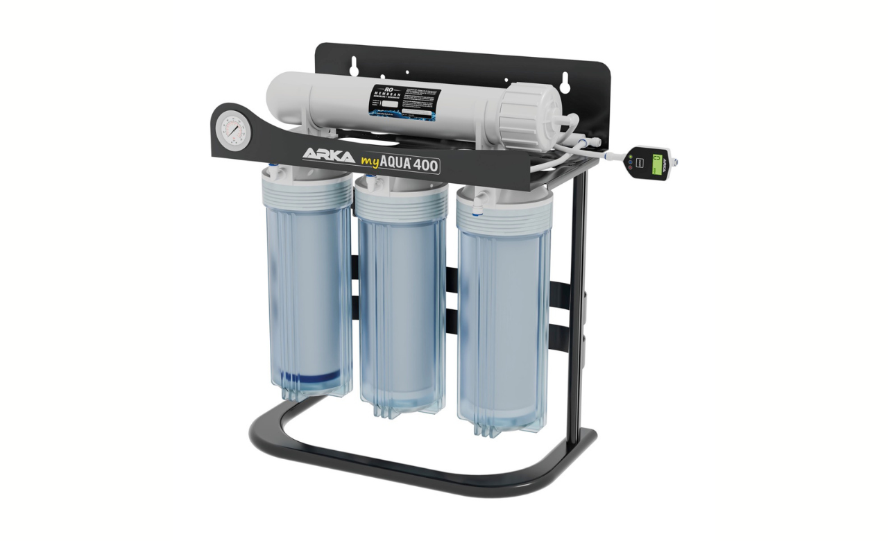 *NEU* ARKA myAqua 400 Umkehrosmoseanlage mit Druckerhöhung (400L/Tag)