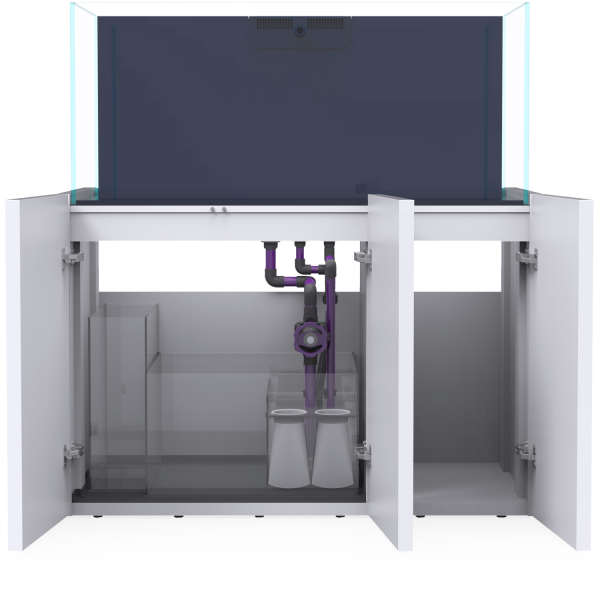 Nyos Opus G2 440 Pro-Line white (125x55x55cm) 378 Liter