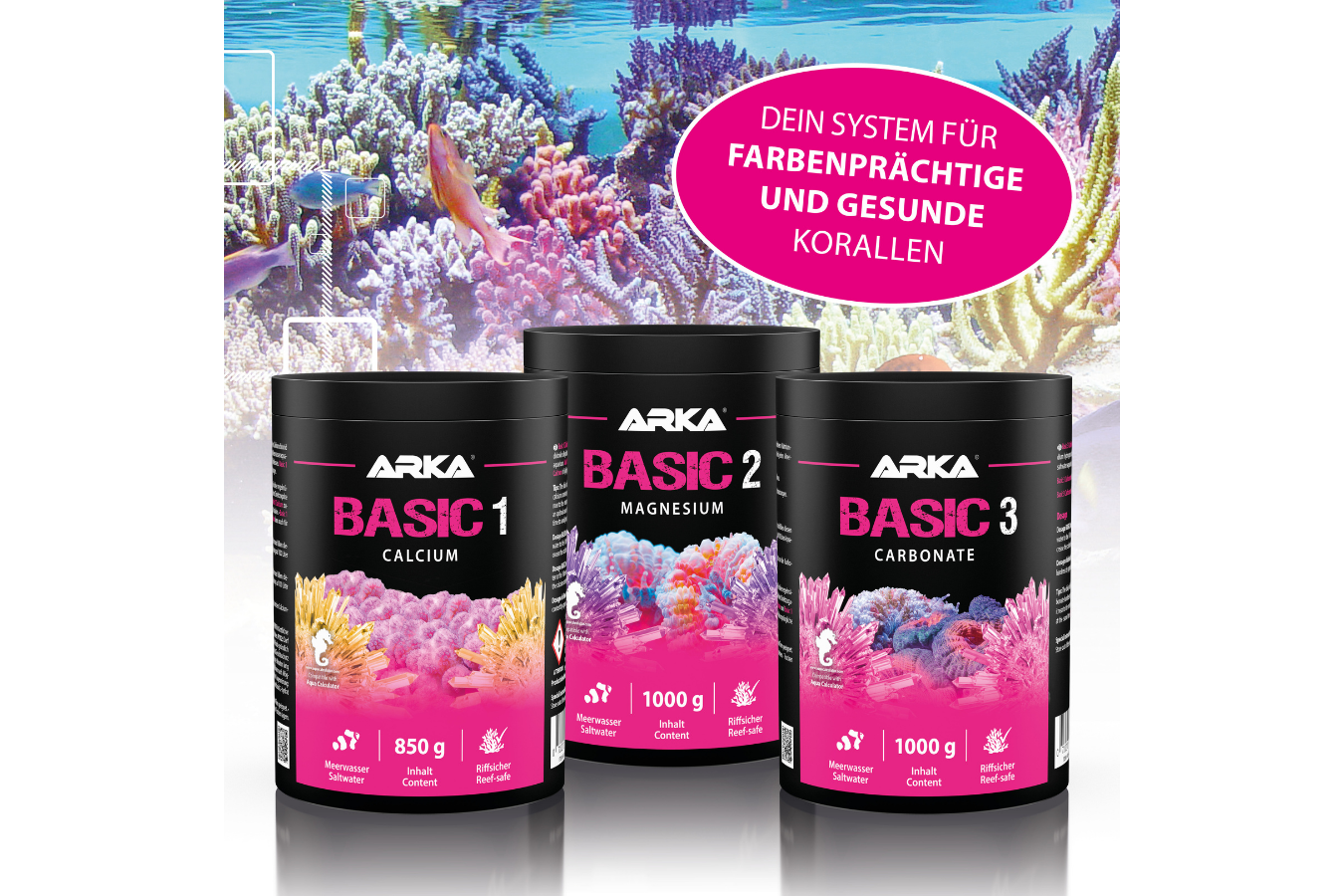 ARKA Basic 3 Carbonate KH Grundversorgung 1000 g