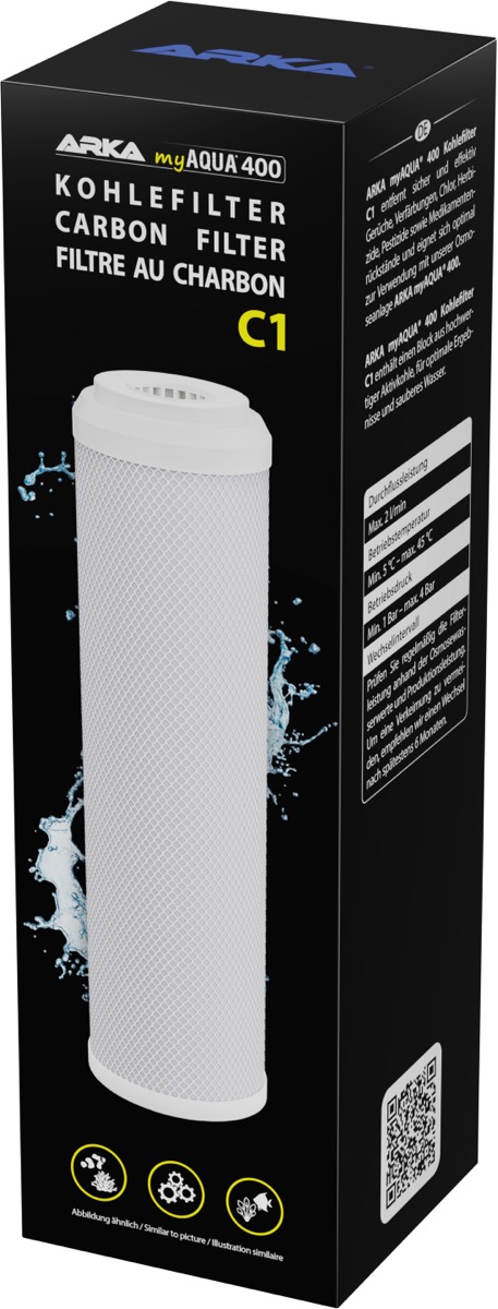 *NEU* ARKA myAqua 400 Kohlefilter C1