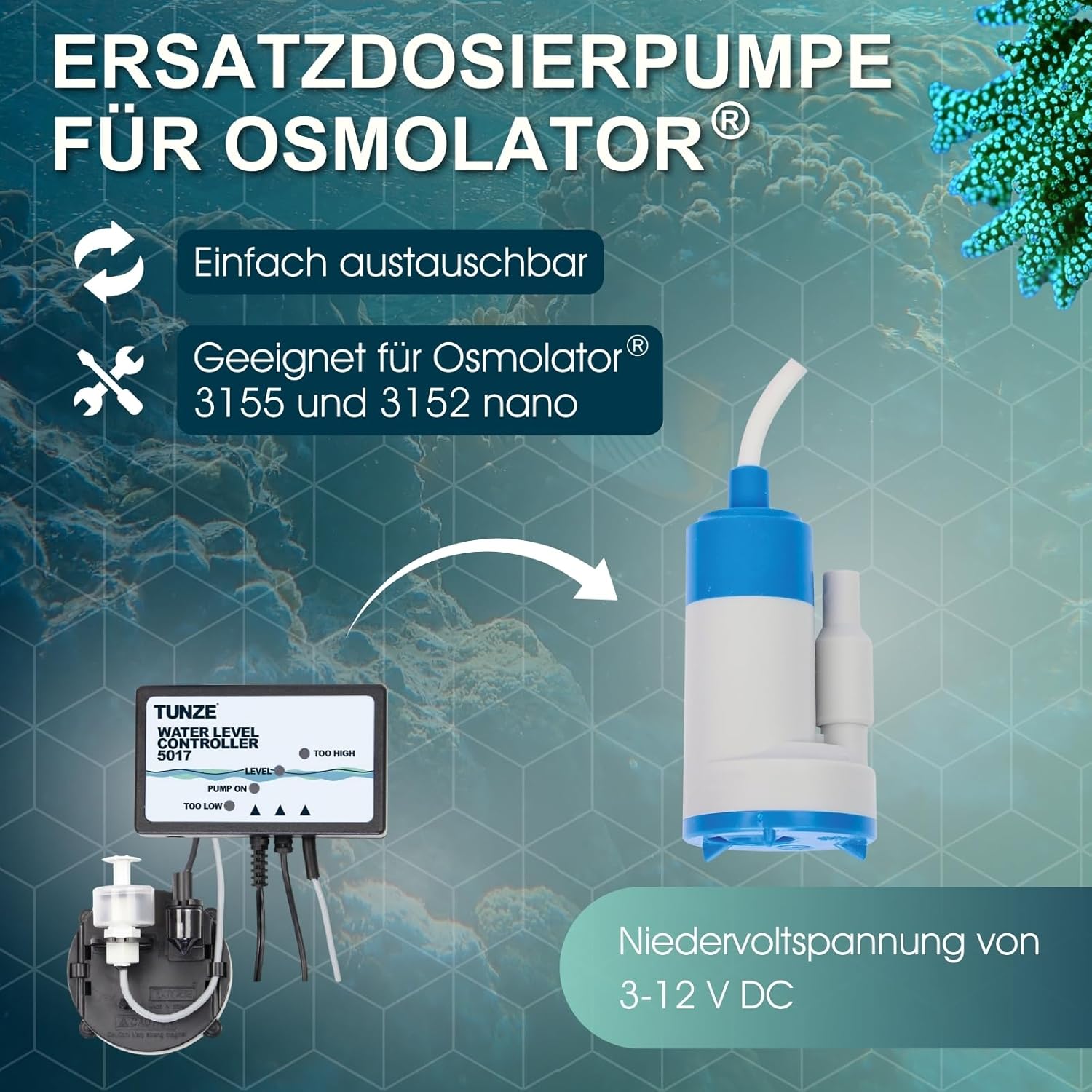 Tunze Metering pump Ersatzdosierpumpe für Osmolator (5000.020)