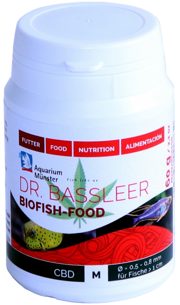 Dr. Bassleer Biofish Food CBD M 60 g